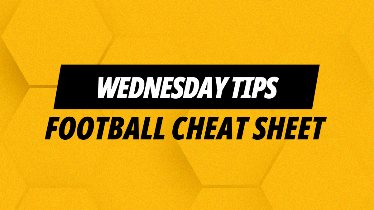 Tuesday football cheat sheet tips and predictions